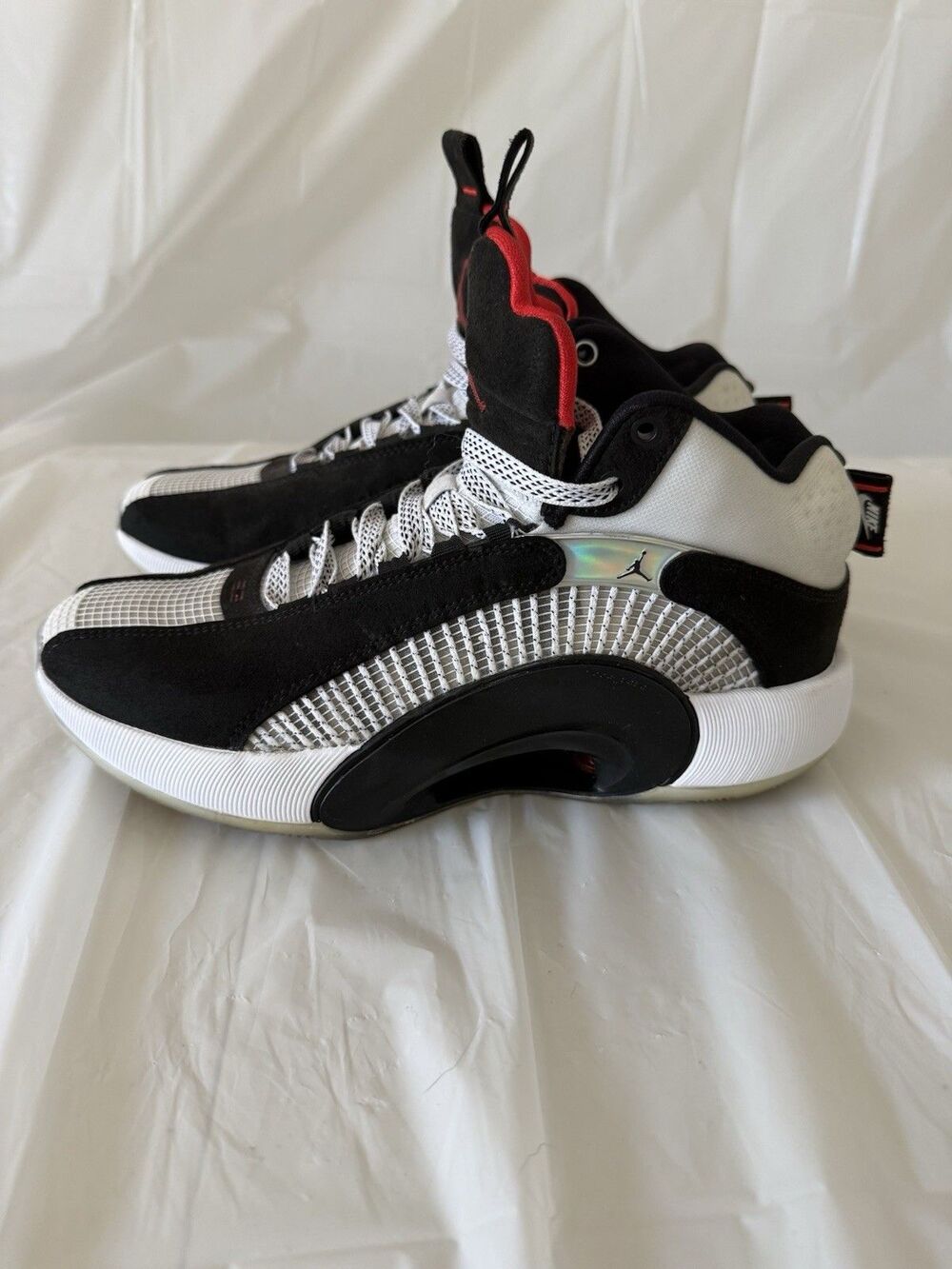 Nike Air Jordan XXXV 35 Low GS Black White Chili Red CQ9433-001 Size 7Y w/ Box